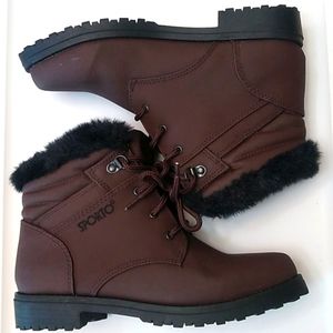 Sporto Sasha Brown Ankle Boots, 7M